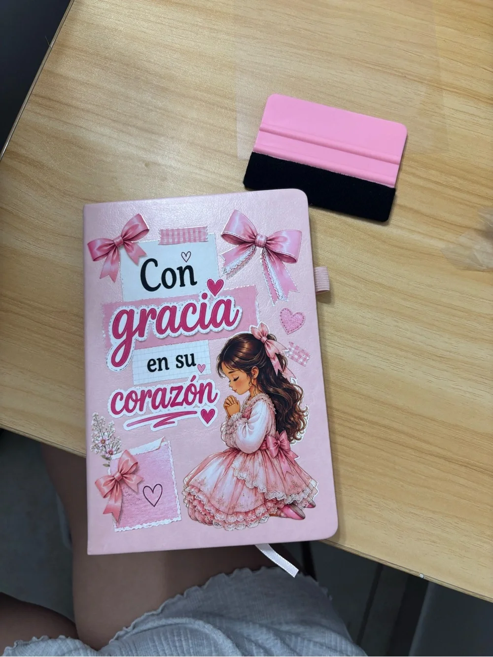 Pink Spanish Gratitude Journal - 